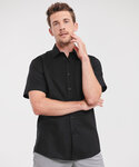 Short sleeve easycare tailored Oxford shirt