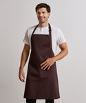 Colours bib apron with pocket