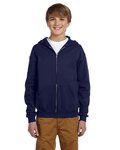 Youth NuBlend® Fleece Full-Zip Hooded Sweatshirt