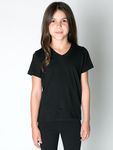 2156 Toddler Fine Jersey V-Neck T-Shirt
