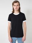 BB410 Poly-Cotton S/S Ringer T-Shirt