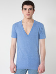 tr456 Tri-Blend S/S Deep V-Neck T-Shirt