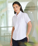 Women's short sleeve classic Oxford shirt