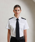 Women's short sleeve pilot blouse