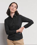 Women's long sleeve easycare Oxford shirt