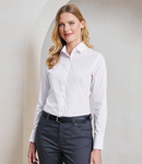 Premier Ladies Recyclight® Long Sleeve Poplin Shirt