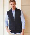 Henbury Sleeveless Zip Through Jumper