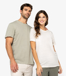Spasso Unisex Organic Cotton Linen Blend T-Shirt