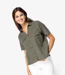 Spasso Ladies Short Sleeve Oversized TENCEL™ Shirt