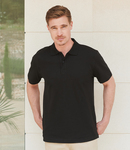 Henbury Unisex Stretch Cotton Piqué Polo Shirt