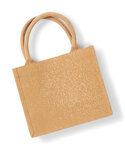 Shimmer jute mini gift bag