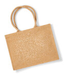 Shimmer jute shopper