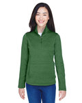 Ladies' Newbury Mélange Fleece Quarter-Zip