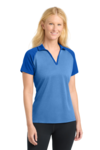 Women's PosiCharge ® RacerMesh ® Raglan Heather Block Polo