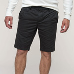 Men's washed effect Bermuda shorts