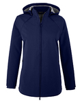 Ladies' City Hybrid Soft Shell Hooded Jacket