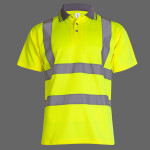 Hi Vis Short Sleeve Polo Shirt