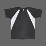 AJ824 Men's Raglan Colorblock Tee