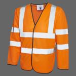 Long Sleeve Hi Vis Safety Waistcoat