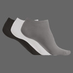 Microfibre sneaker socks (3 pairs per pack)