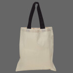 Contrast-Color Handle Tote