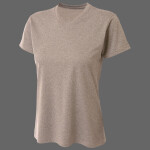 Ladies' Topflight Heather V-Neck T-Shirt