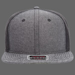 "OTTO SNAP" 6 Panel Mid Profile Mesh Back Trucker Snapback Hat